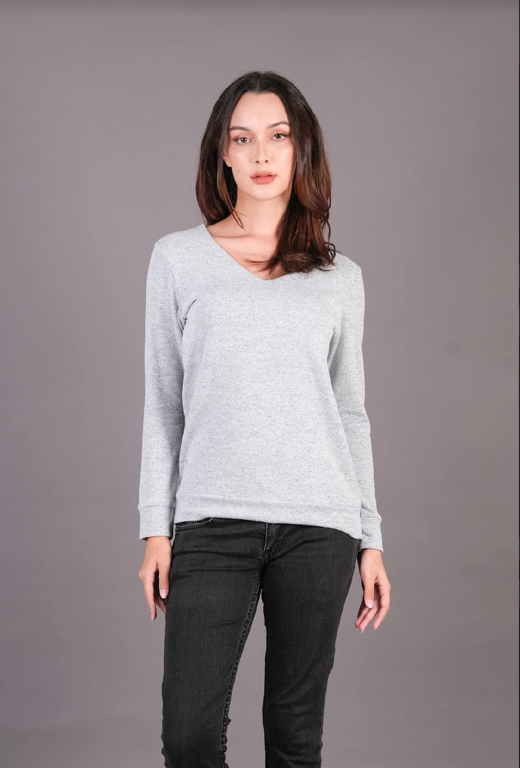 Chandail basic Zoé gris