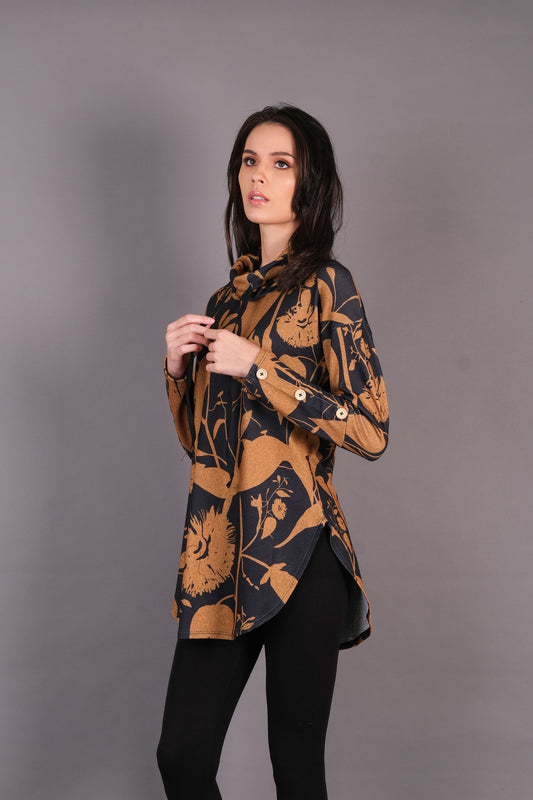 Tunique Naila Shadow (prendre note que les boutons sont noirs)