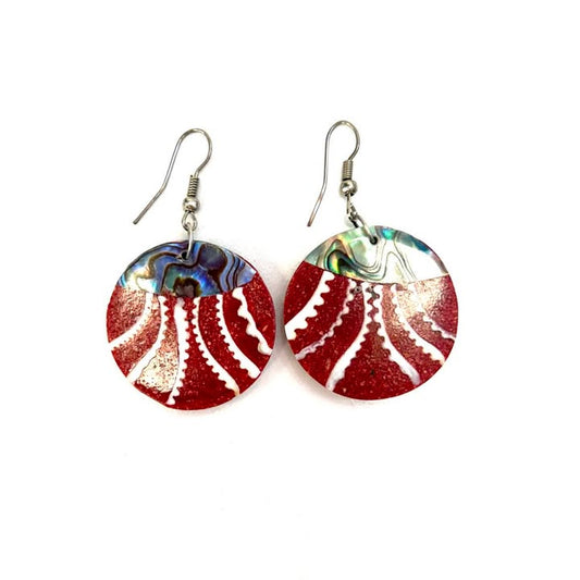 BO résine coquillage - Plage rouge- Rouge Aventure