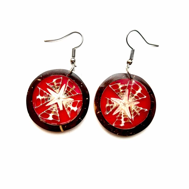 BO resin shell - Red starfish - Red Adventure