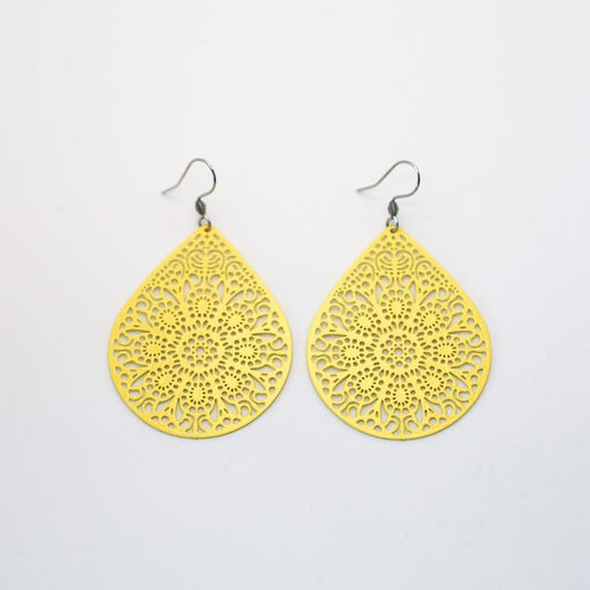 Boucles d'oreilles - Fili - Canari - Création Fish