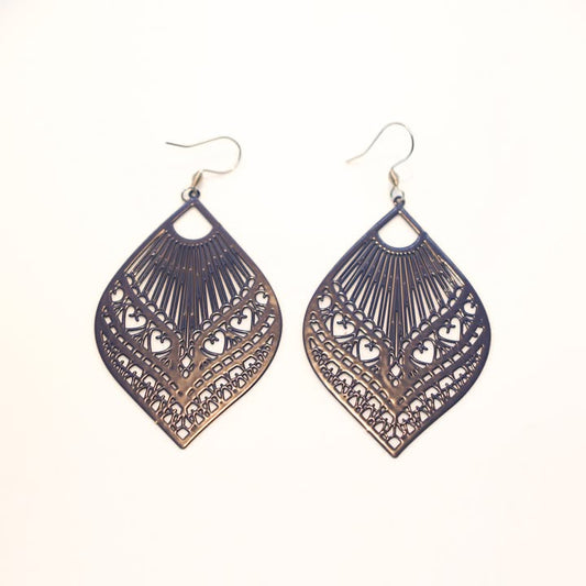 Boucles d'oreilles - Fili - Marine - Création Fish