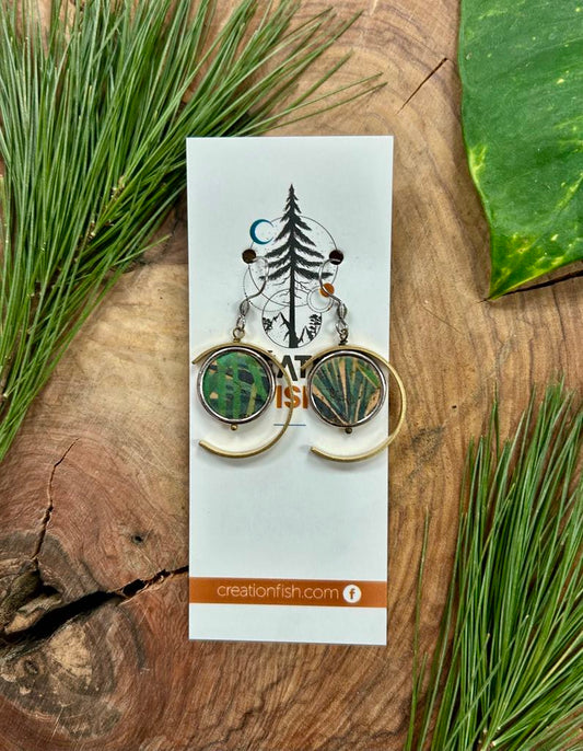 Boucles d'oreilles- Modèle c tropical-Création Fish