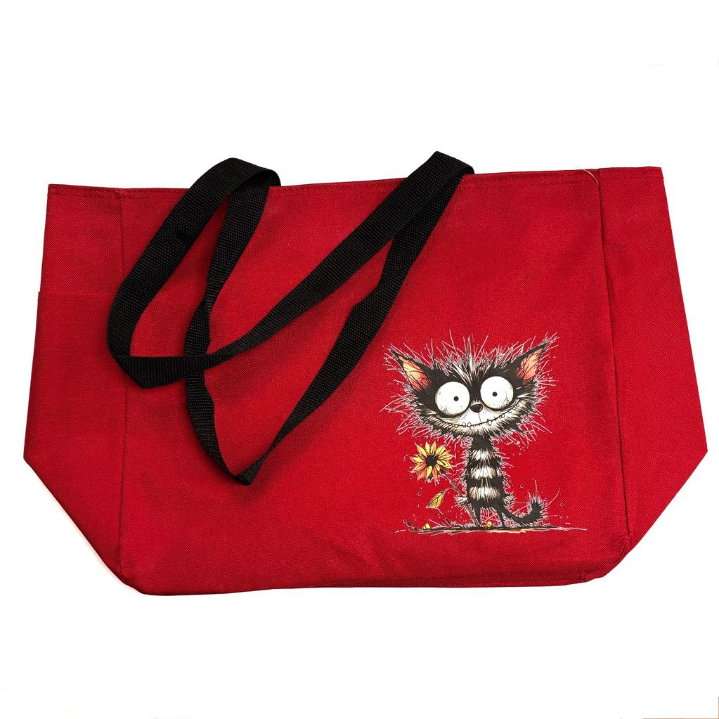 Sac Rouge - Chat - Impressione-Toi