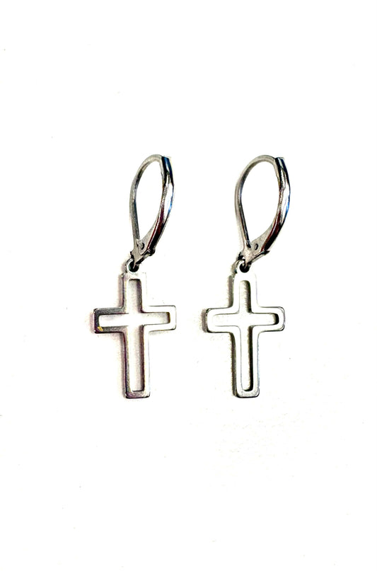 BO croix - Rouge inox