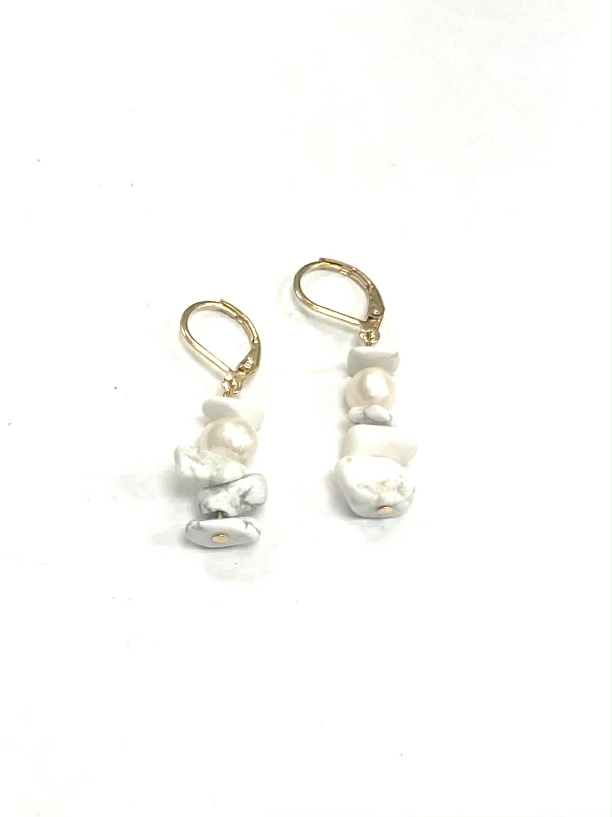 Boucles d'oreilles pierres - Blanche - (2 Variantes) - Rouge Bijoux
