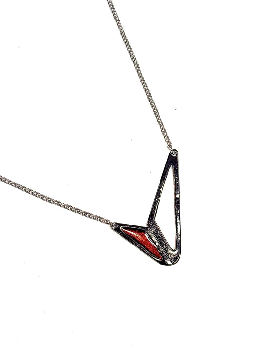 Collier Formes Géométriques Nickel Noir 1 - Rouge Bijoux - (plusieurs couleurs)