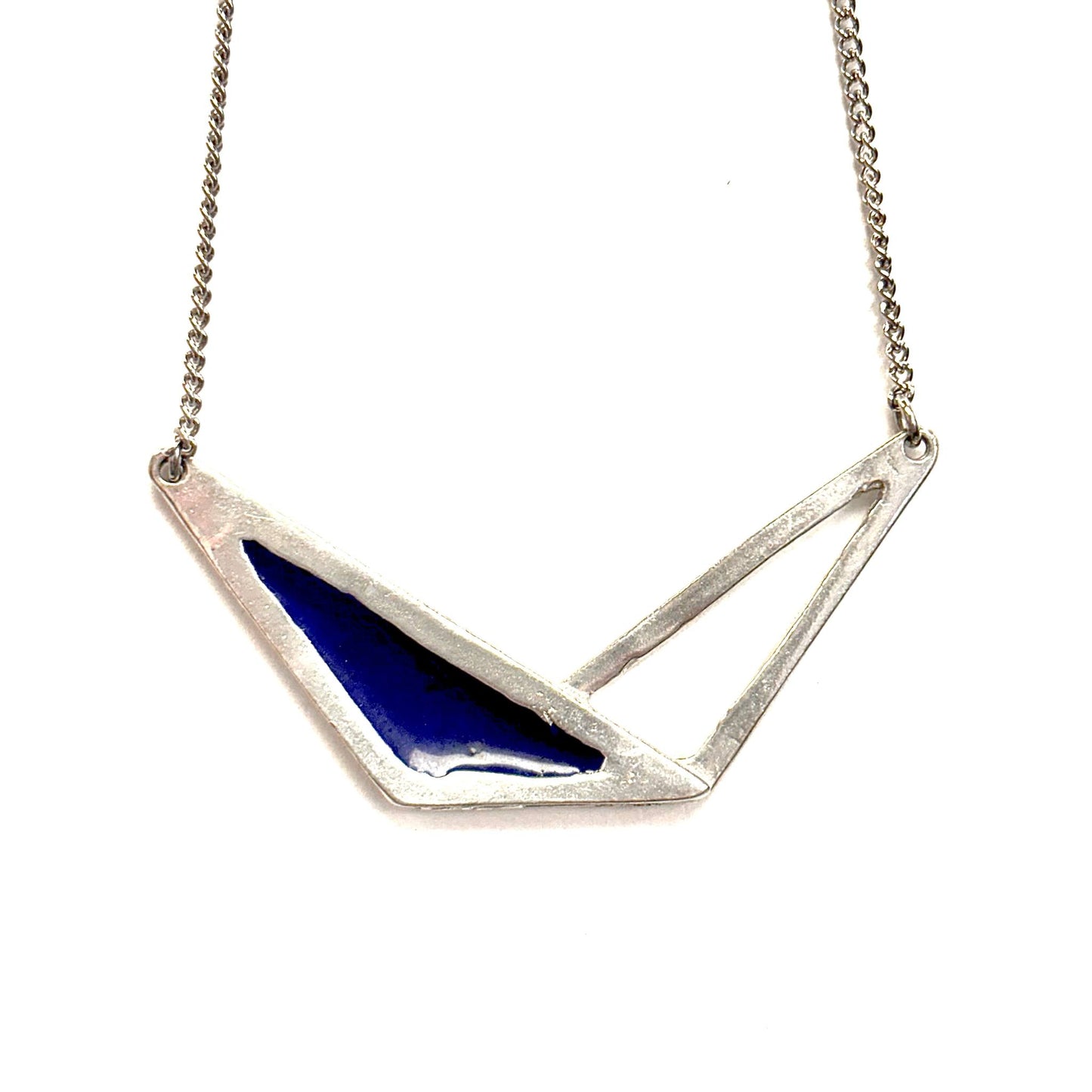 Collier Formes Géométriques Argent 2 - Rouge Bijoux - (plusieurs couleurs)