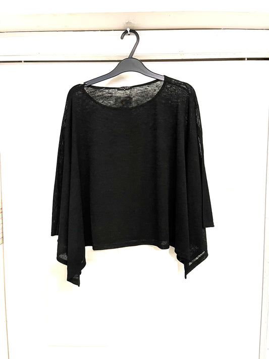 CATHIANA - Poncho noir