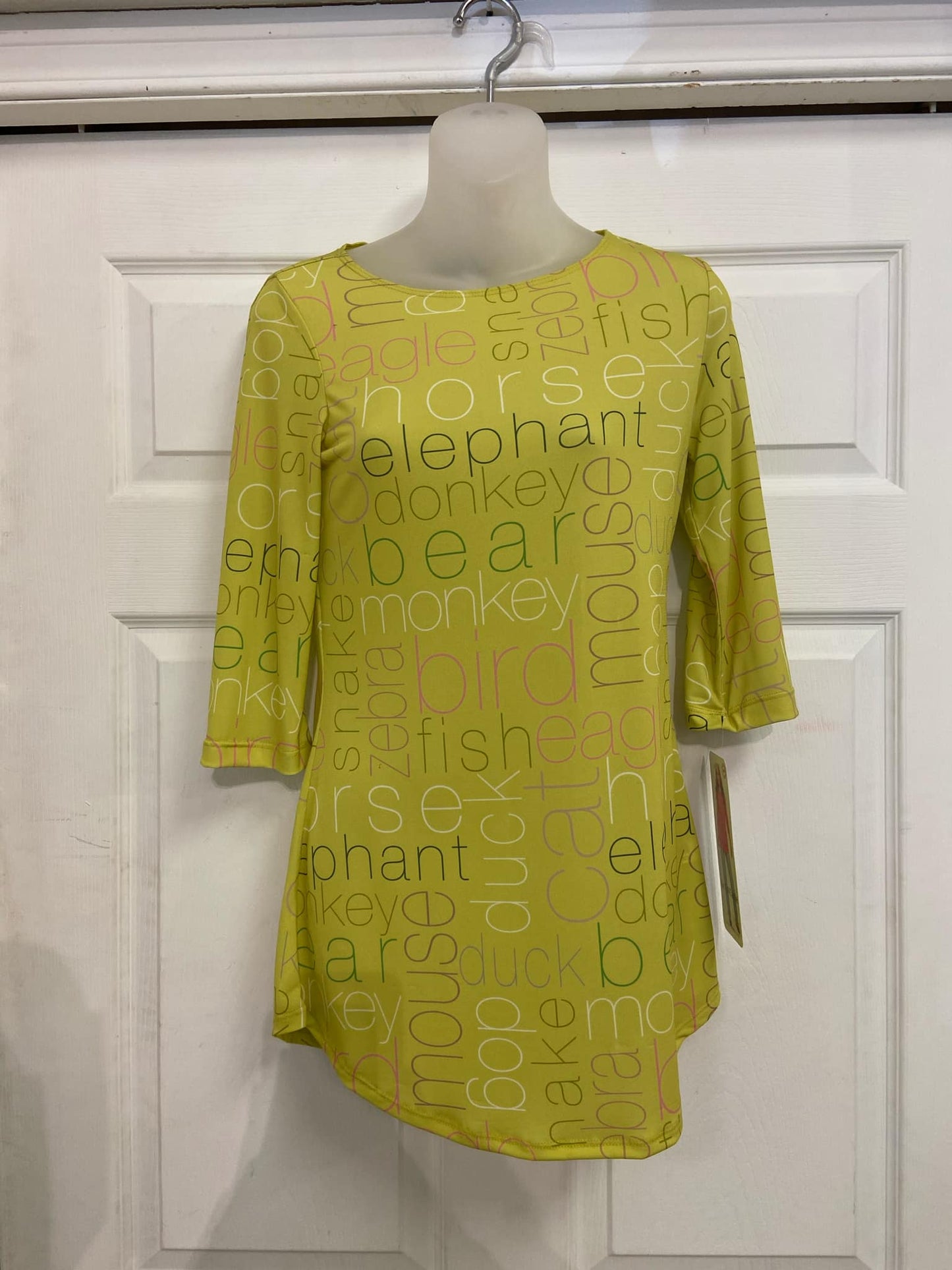 ANIMA VERSION LIME - Tunique- Luc Fontaine