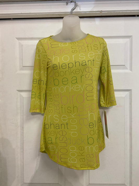 ANIMA VERSION LIME - Tunique- Luc Fontaine