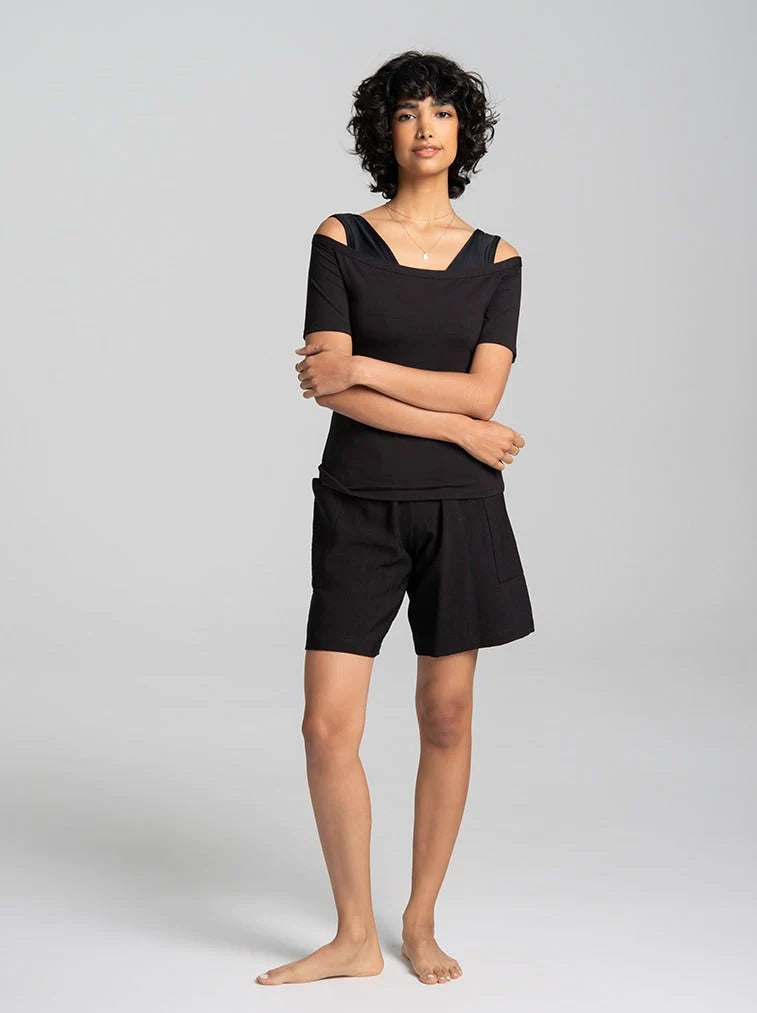 Short Everett 20-111 - Noir - Kollontai