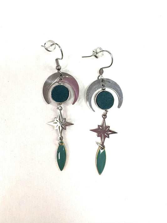 Boucles d'oreille étoile du nord - Création Fish