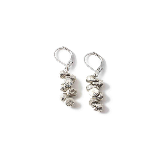Boucles d'oreilles - Maxime- Argenté- Anne-Marie Chagnon