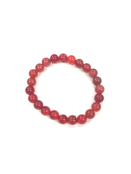 Bracelet - Rouge - Pierres Fines - Rouge Bijoux