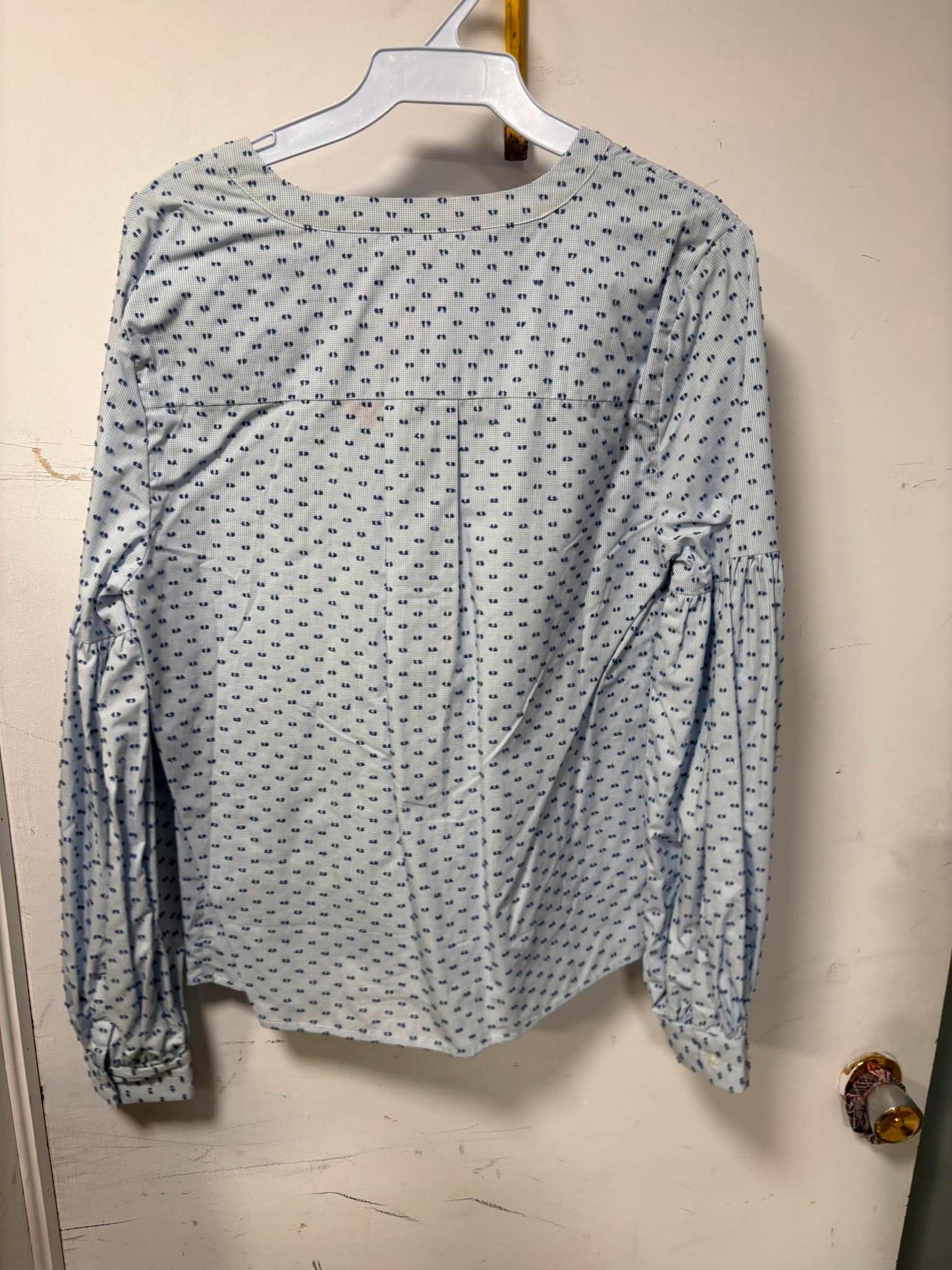 Martini tunic with black and white polka dots
