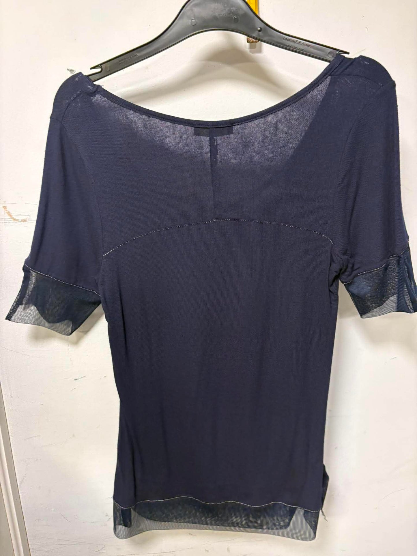 Martini tunic with black and white polka dots