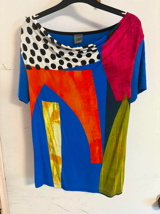 T-shirt bleu Dolcezza