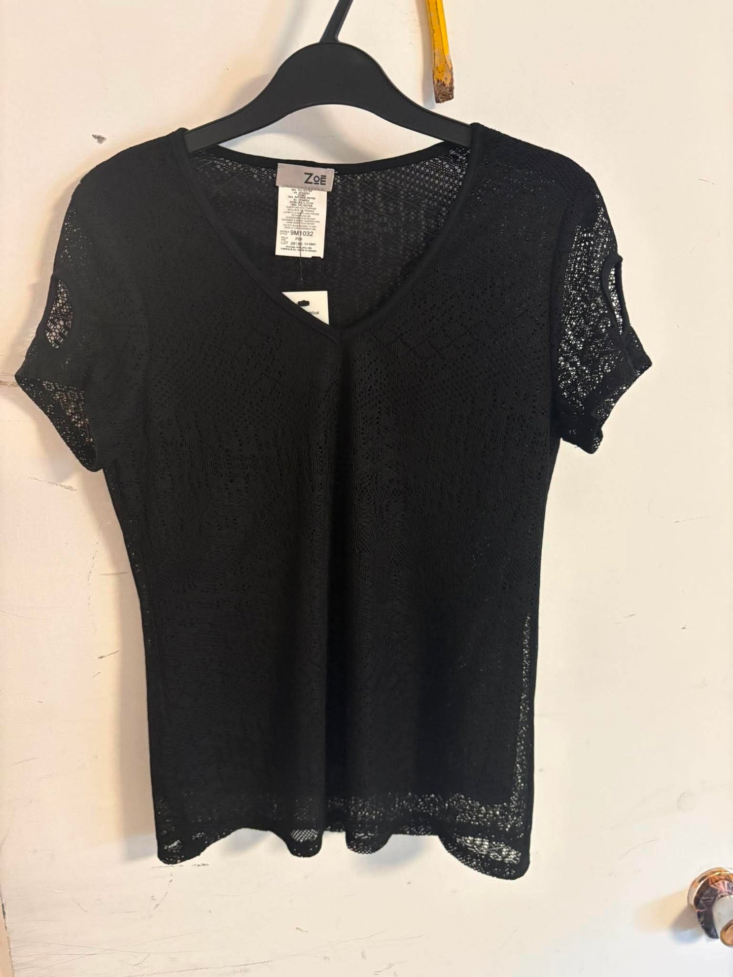 T-shirt noir Zoé