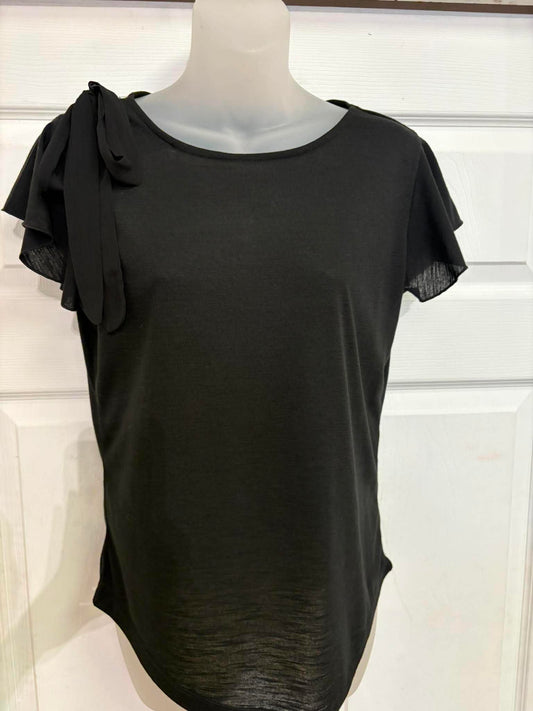 Martini tunic with black and white polka dots