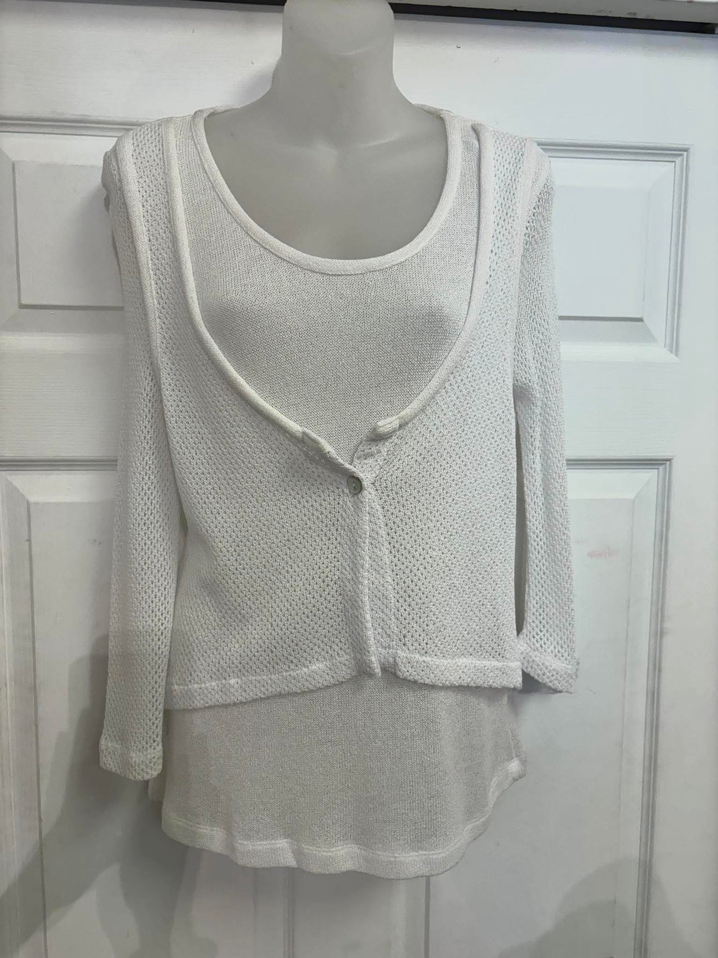 Martini tunic with black and white polka dots