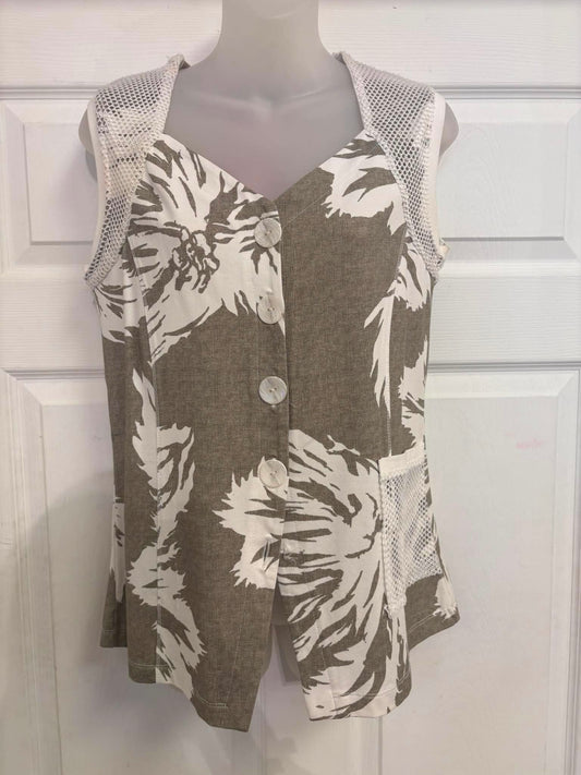 Martini tunic with black and white polka dots