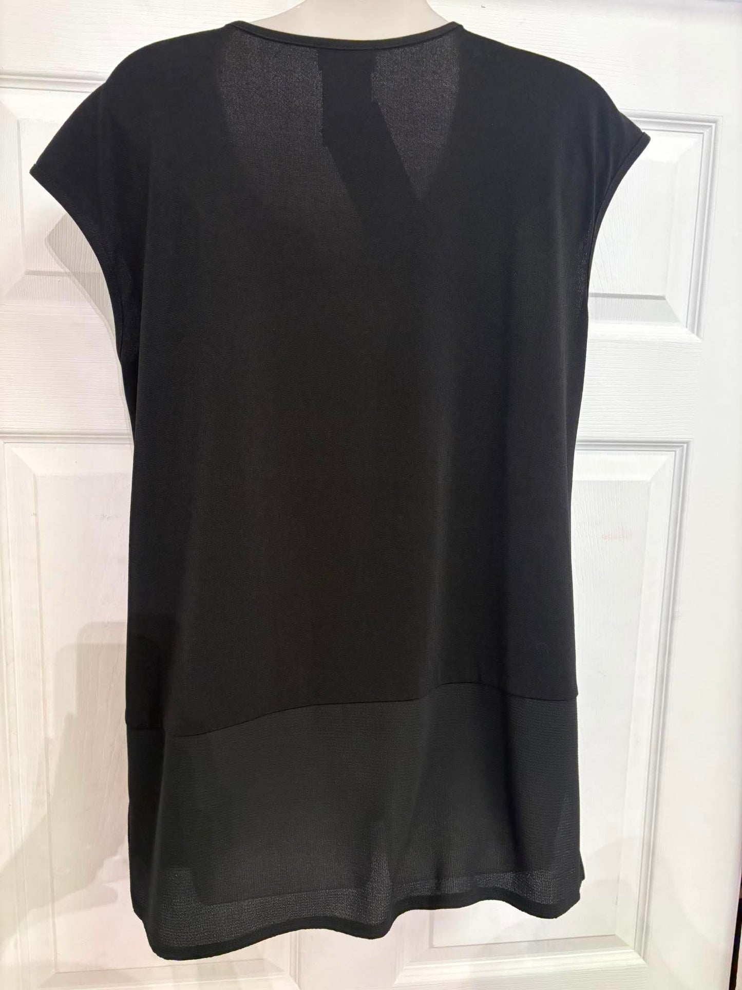 Martini tunic with black and white polka dots