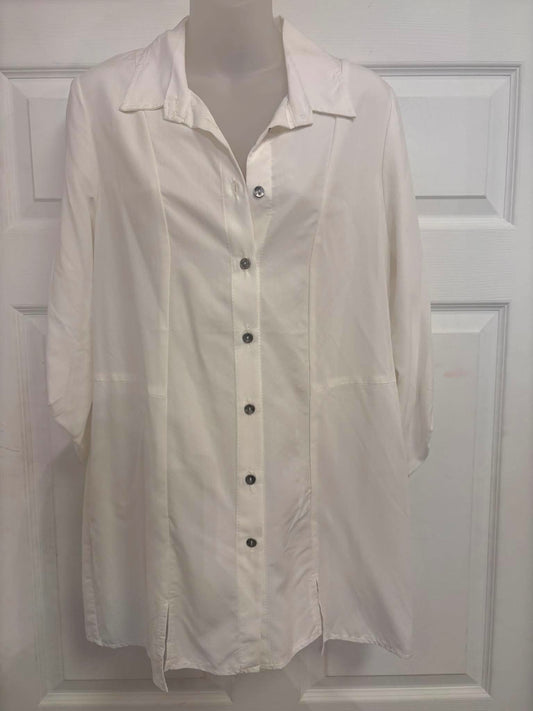 Martini tunic with black and white polka dots
