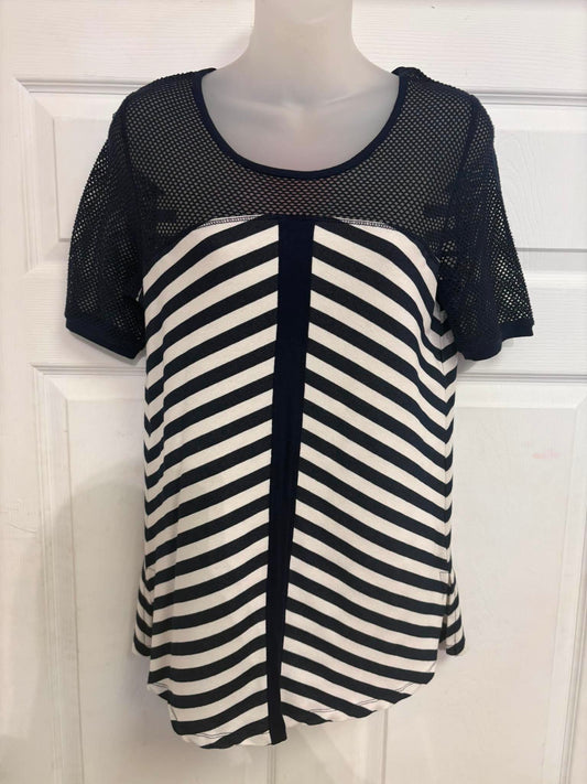 Martini tunic with black and white polka dots