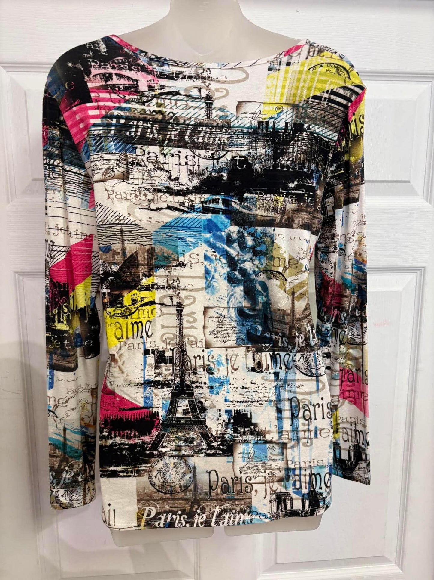 Martini tunic with black and white polka dots
