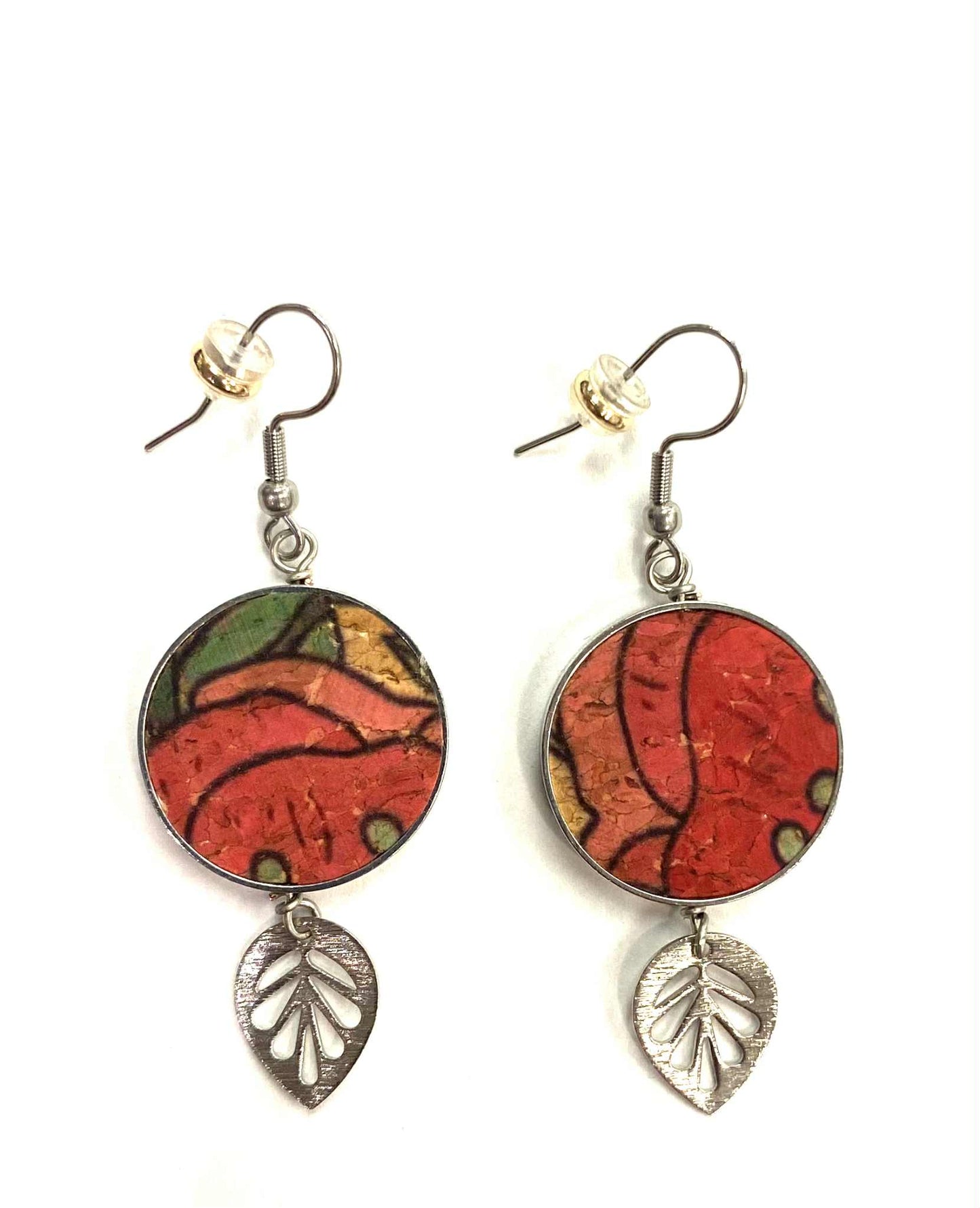 Boucles d'oreilles - Cercle - Nature Rose - Création Fish