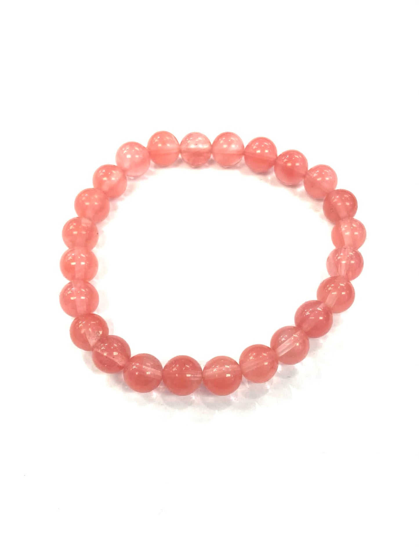 Bracelet - Rose - Pierres - Rouge Bijoux