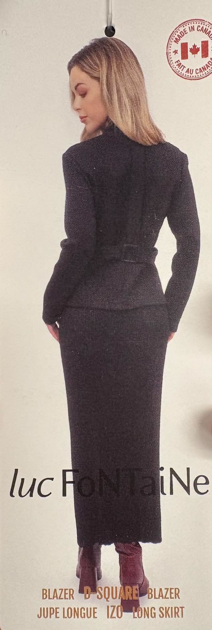 Blazer D-Square - noir - Luc Fontaine