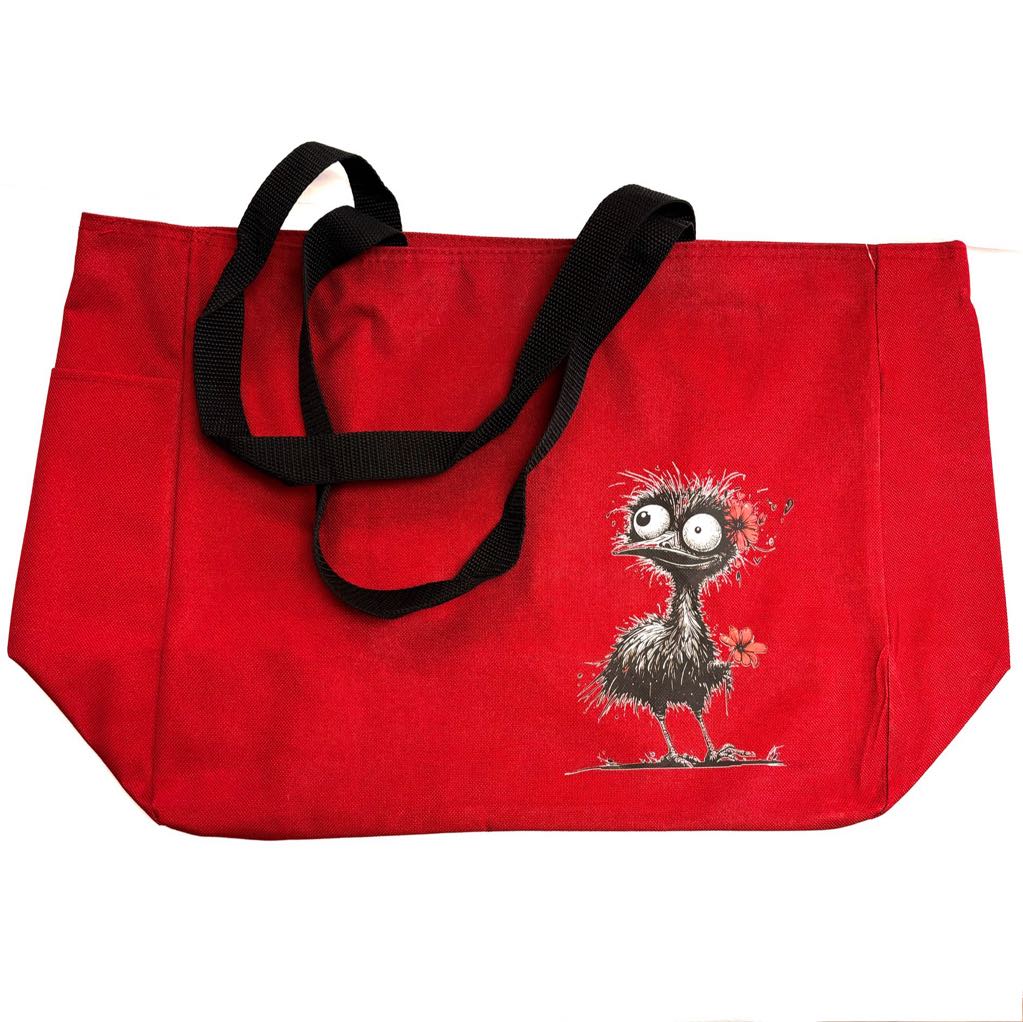 Sac Rouge - Oiseau - Impressione-Toi