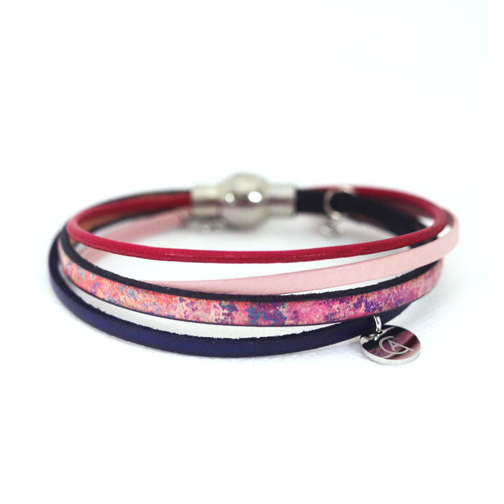 Bracelet zip rose - Créart