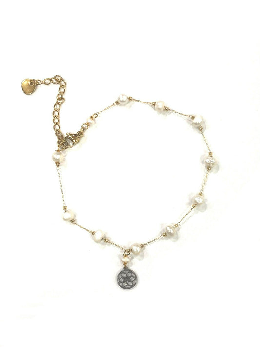 Chevillette Simple  - Perle - Nacre - Création Fish