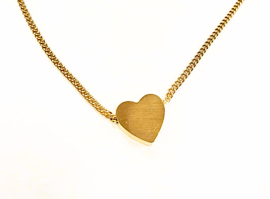 Collier Amoureux Or - Rouge Inox