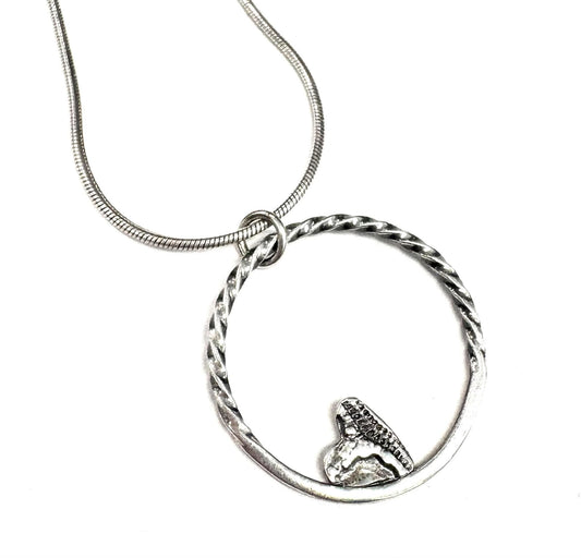 MEDIUM MOON HEART, pendant - Marie-Êve Bordeleau