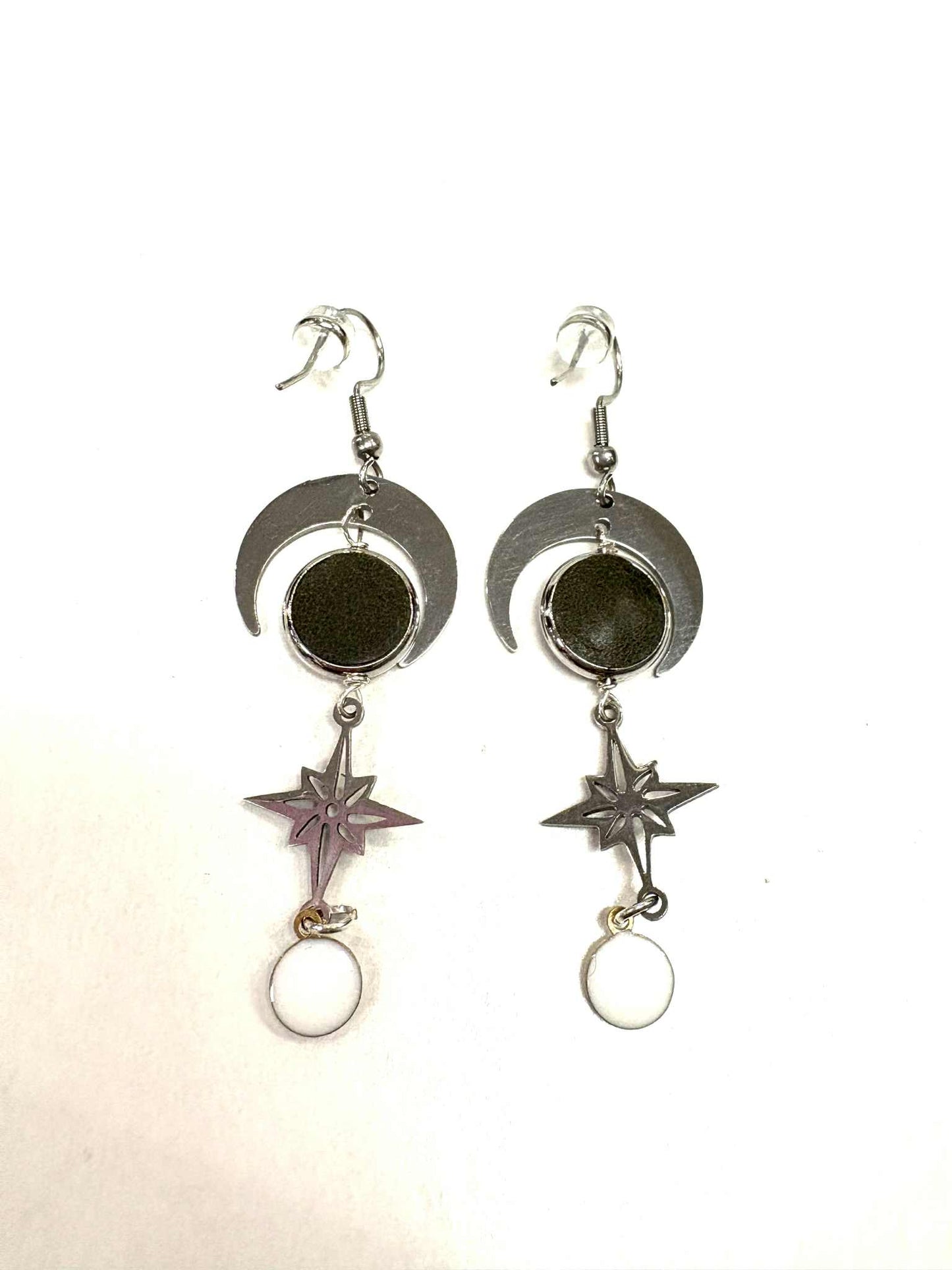 Boucles d'oreilles étoilesdu nord rond - Création Fish