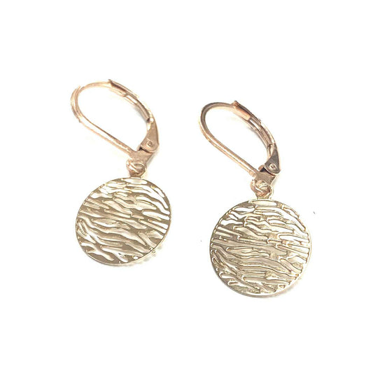 Boucles d'oreilles - Petite marée - Rouge Inox