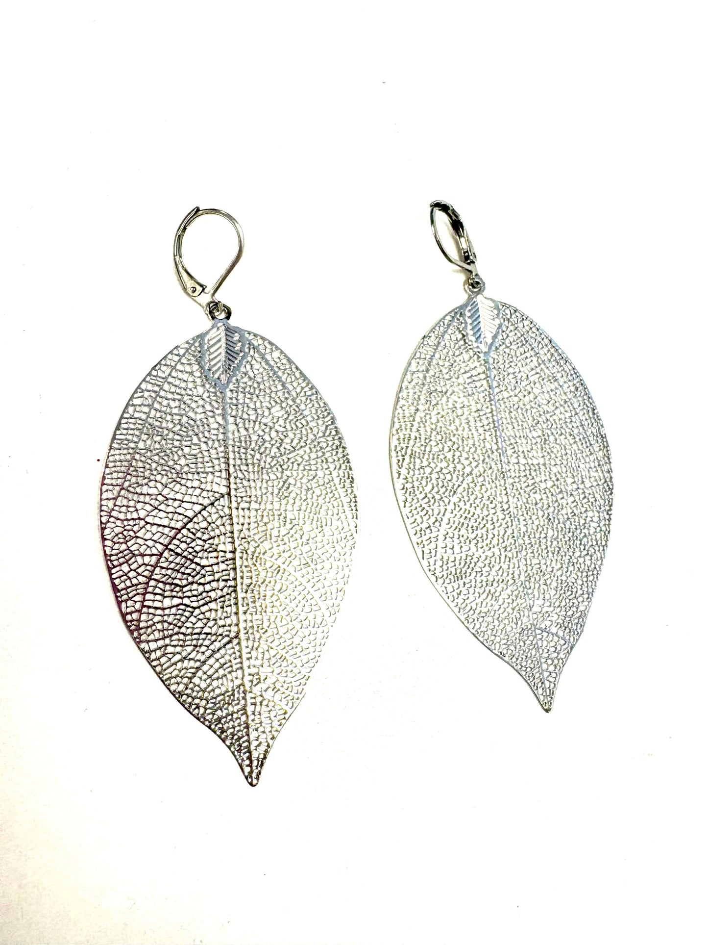 BO feuille argent - Rouge inox