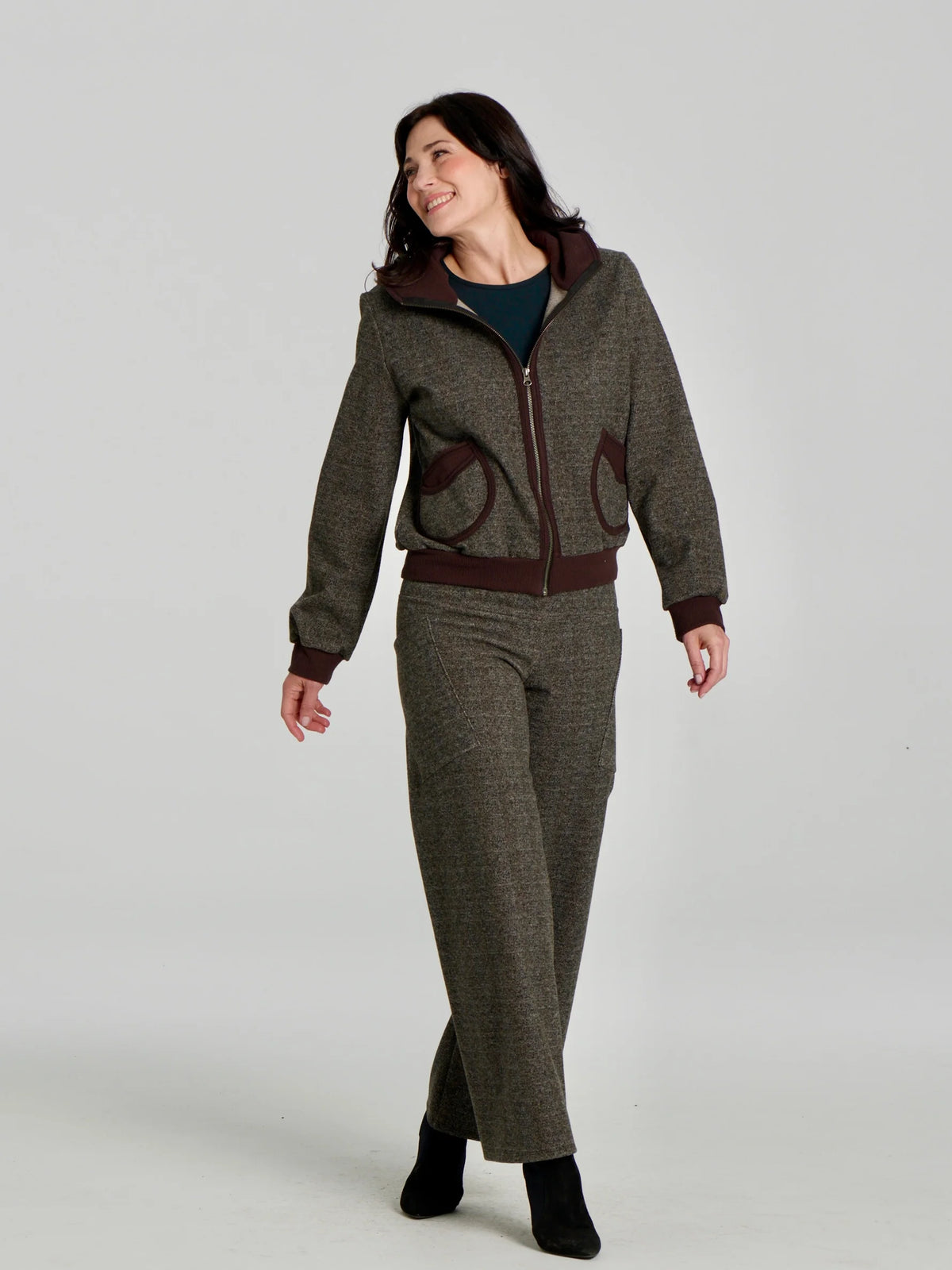 Pantalon Susan - Chocolat - Kollontai