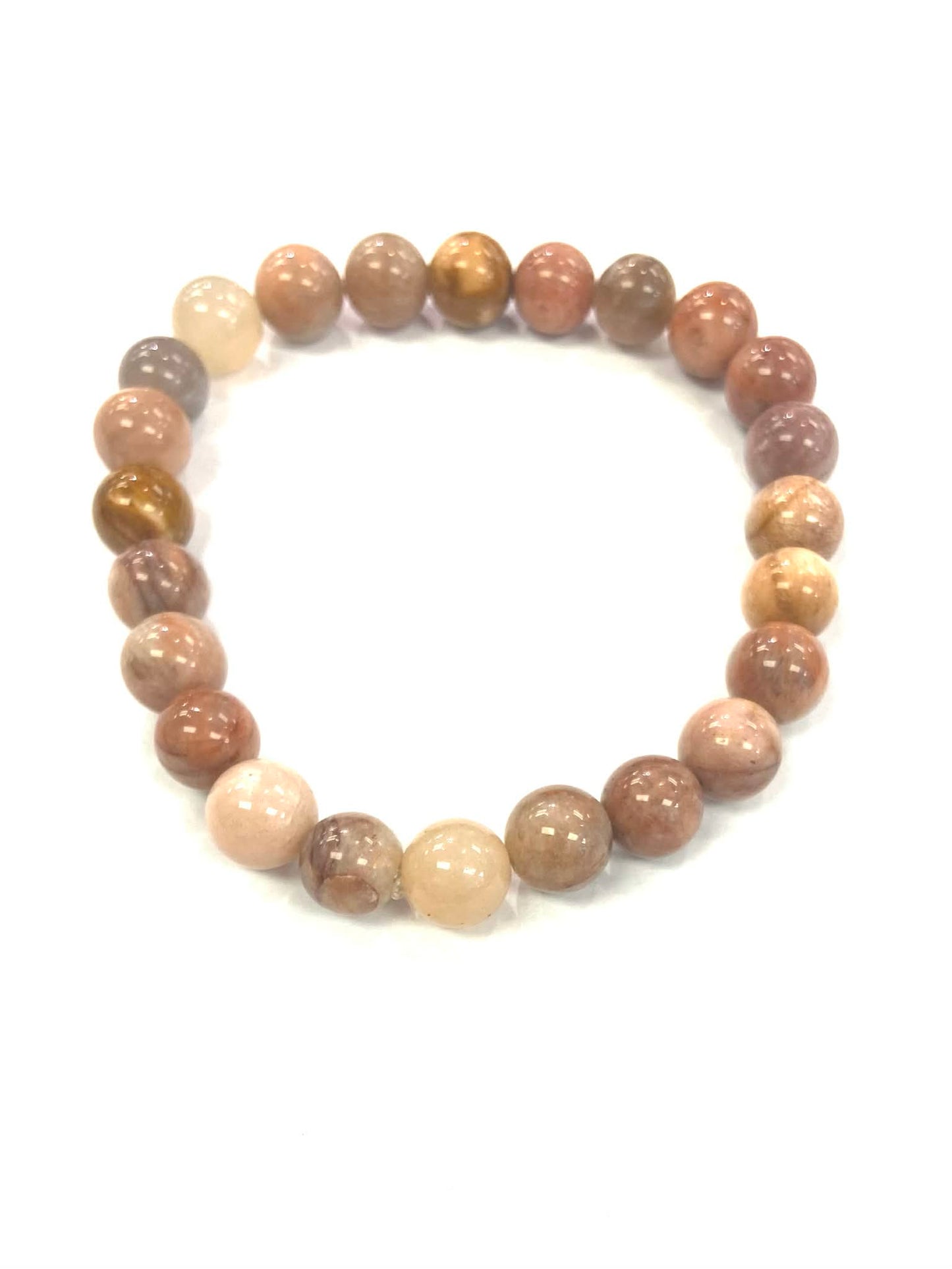 Bracelet - Burnt Rose - Fine Stones - Red Jewelry