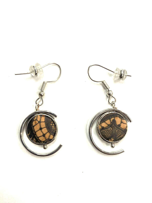 Boucle d'oreille - du Nord - Modèle C mini  - Dentelle - Création Fish