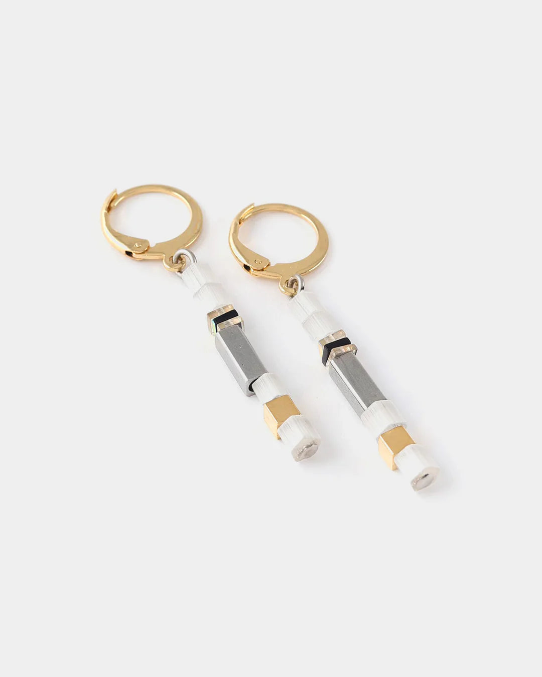 Boucles d'oreilles Eoline Deux tons - Deux tons & Écume - Anne-Marie Chagnon