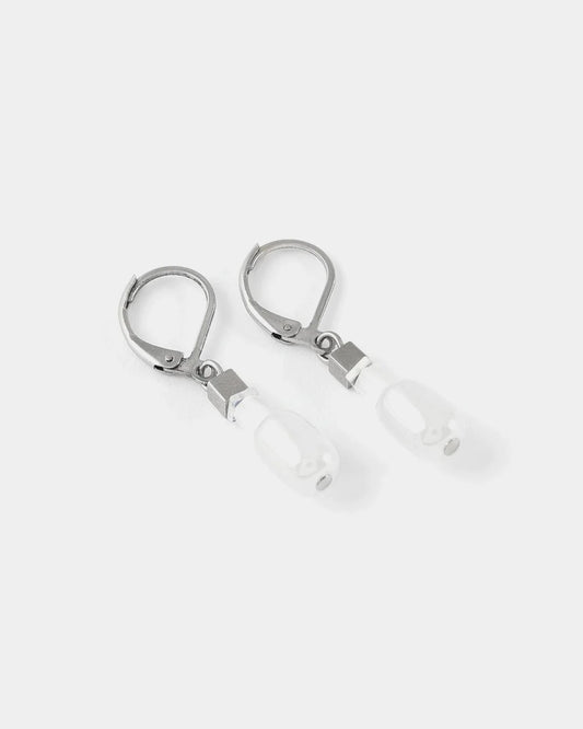 Boucles d'oreilles Clarina Argent - Argent & Écume - Anne-Marie Chagnon
