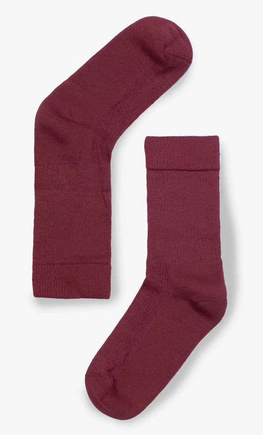 Bas de randonnée en Mérinos Rouge - Bonnetier