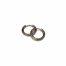 Charger l&#39;image dans la galerie, Boucles d&#39;oreilles  - anneaux universels  - Rouge Inox
