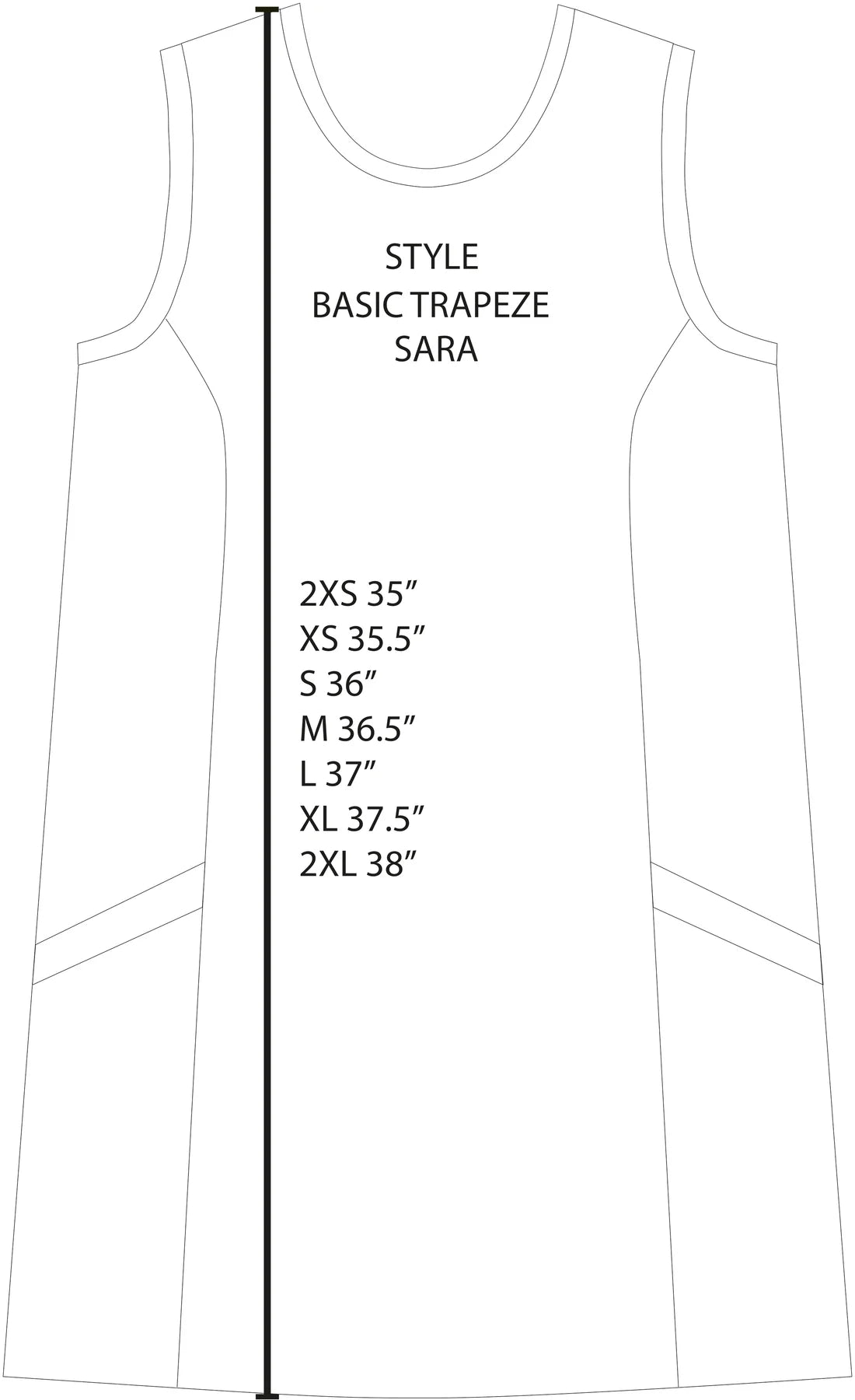 Robe Sara Royal - Ligne Trapèze -  Miss Versa