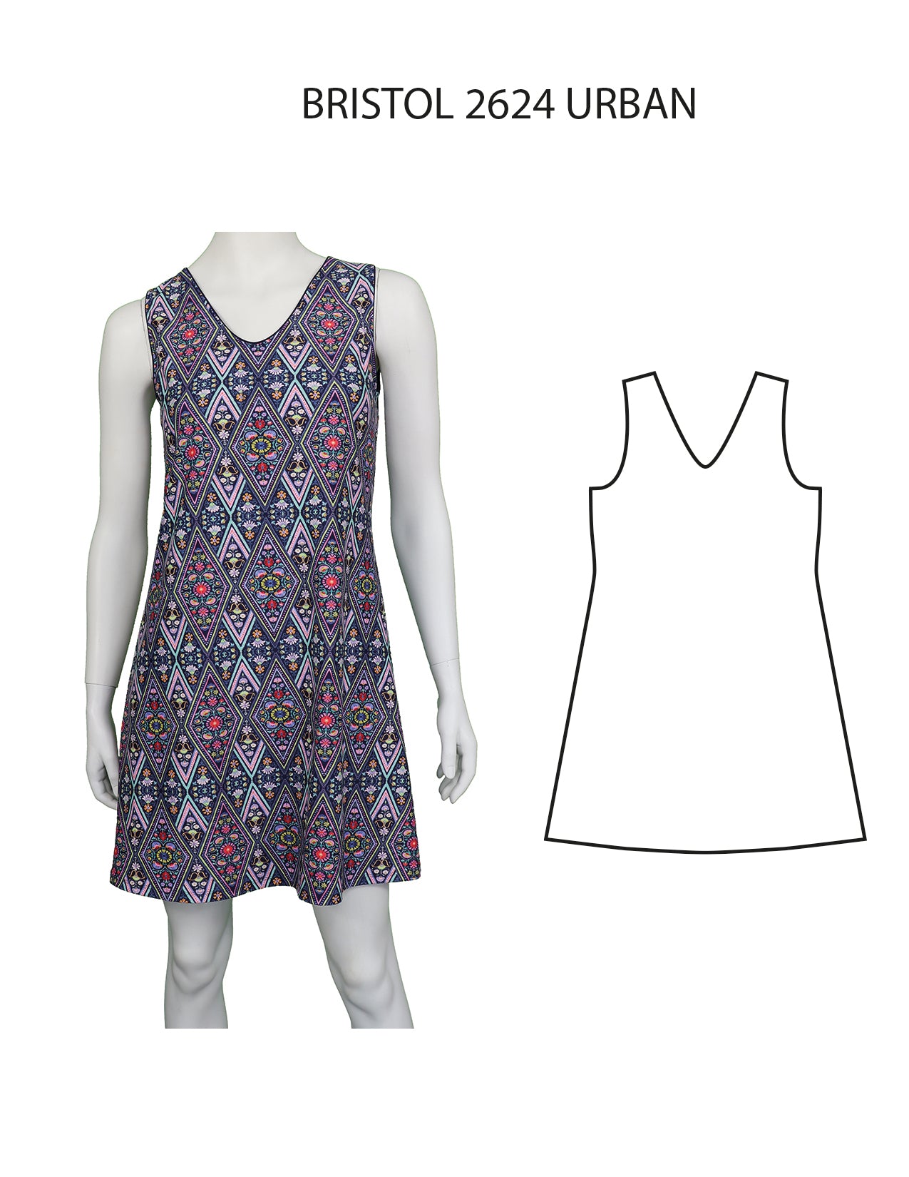 Robe Bristol - ligne A - Miss Versa